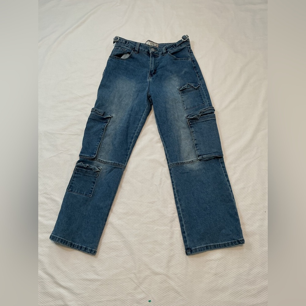 Classic Blue Straight Leg Jeans